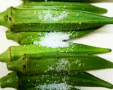 揚げ茄子とオクラの煮びたし風作り方4写真