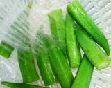 揚げ茄子とオクラの煮びたし風作り方7写真