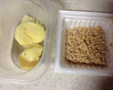 新じゃがと納豆のチリマヨご飯作り方1写真