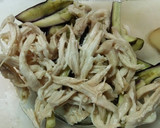 茄子と鶏むね肉の中華風和え物作り方5写真