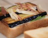なすびとチーズのサンドイッチ作り方1写真