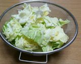 超簡単。節約キャベツ炒め作り方1写真