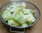 超簡単。節約キャベツ炒め作り方1写真