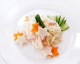 お素麺や夏野菜と一緒に★星かまぼこ作り方6写真