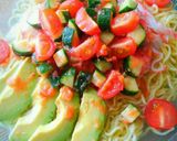 「0」で大満足*サルサ風海鮮冷製ラーメン作り方12写真