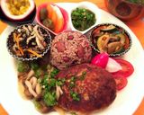 繊維質豊富★茸・根菜・おから鶏ハンバーグ作り方10写真