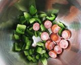 残った素麺でチーズたっぷりガレット♪♪♪作り方1写真