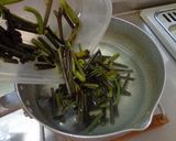 最速のワラビの味噌汁作り方8写真