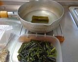 最速のワラビの味噌汁作り方7写真