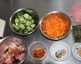 夏の☆彡ぶっかけそうめん・韓国風作り方1写真