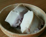 小豆と2層のひんやりぷるぷる豆乳プリン作り方7写真