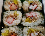 えごまの葉のたれ漬けキンパ★娘のお弁当★作り方4写真