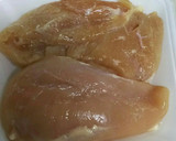 しっとり♡鶏ムネ肉のマヨマヨ焼き♪作り方1写真