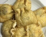 納豆とチーズの油揚げ詰め焼き(^^)♪作り方2写真