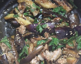 簡単＊茄子と豚肉の甘辛炒め作り方3写真
