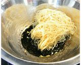 いか明太de冷製イカスミパスタ♪作り方8写真