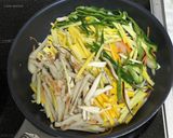 ズッキーニと彩り野菜の細切り炒め作り方4写真
