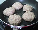 卵を使わない！チーズがとろけるハンバーグ作り方4写真