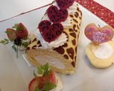 シリコンシートで作るヒョウ柄ロールケーキ作り方22写真