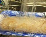 玉ねぎと白エビのかき揚げ〜(o˘◡˘o)作り方5写真