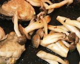 焼き牡蠣の汁で☆しめじ焼き作り方4写真