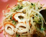 豆苗　もやし　竹輪の簡単和え物作り方2写真