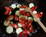 ゆる糖質オフ☆夏野菜のぺペロンペンネ♪作り方4写真