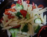 ゆる糖質オフ☆夏野菜のぺペロンペンネ♪作り方5写真