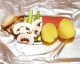 簡単!!鮭と帆立のホイル焼き☆*:.｡.作り方3写真