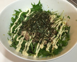 簡単！節約！水菜ともやしのさっぱりサラダ作り方6写真