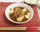暑さに負けない！生姜が決めて☆肉豆腐作り方4写真