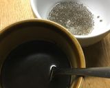 チアシード入りのブラックコーヒー作り方4写真