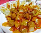 ガツとじゃがいもの酢豚作り方9写真