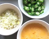 さんまの蒲焼缶deかき玉ぶっかけ素麺♡作り方5写真