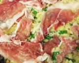 ひやごはんで♪豚ニラお好み焼き作り方4写真
