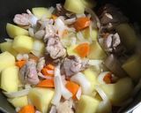塩肉じゃが☆鶏もも肉で作り方3写真