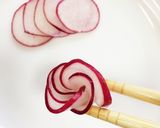 ☆簡単 ラディッシュのお花 お弁当に作り方5写真