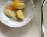 味噌汁と一緒に☆簡単野菜の7か月離乳食作り方2写真