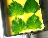 可愛くて美味しい♡大葉と海苔入り卵焼き♡作り方2写真