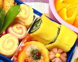 可愛くて美味しい♡大葉と海苔入り卵焼き♡作り方6写真