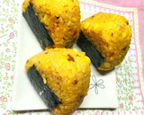 食べてみて♡白だしで絶品和風カレーにぎり作り方3写真