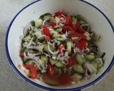 鶏ハムと野菜の冷やし塩ラーメン作り方3写真