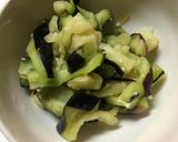 大葉、茄子、きゅうりのさっぱり塩もみ作り方10写真