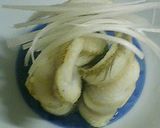 新鮮なキスの梅肉包み揚げ作り方3写真