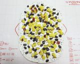 甘納豆入り★黒ごまさつまいもフランスパン作り方7写真