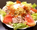 W使いで食感楽しい☆ラーメンサラダ作り方5写真