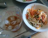 混ぜるだけ簡単♪サラダ風冷やしラーメン作り方3写真