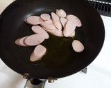 ♡キャベツとお魚ソーセージのカレー炒め作り方2写真