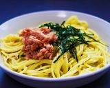 お茶漬けの素クリームツナパスタ作り方4写真