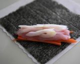 春巻きの皮で♥蒸し鶏のラップサラダ作り方6写真